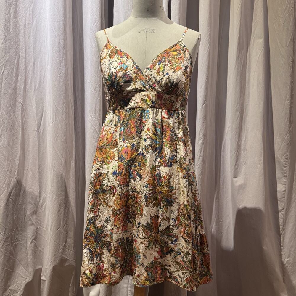 VTG 90s Y2K 100% SILK Babydoll Slip Dress Size M/ L Unworn